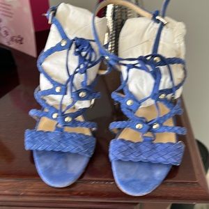 Ivanka Trump Purple Suede Heels